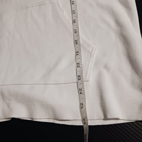 Aerie White Half-Zip Sweatshirt - Picture 13 of 13
